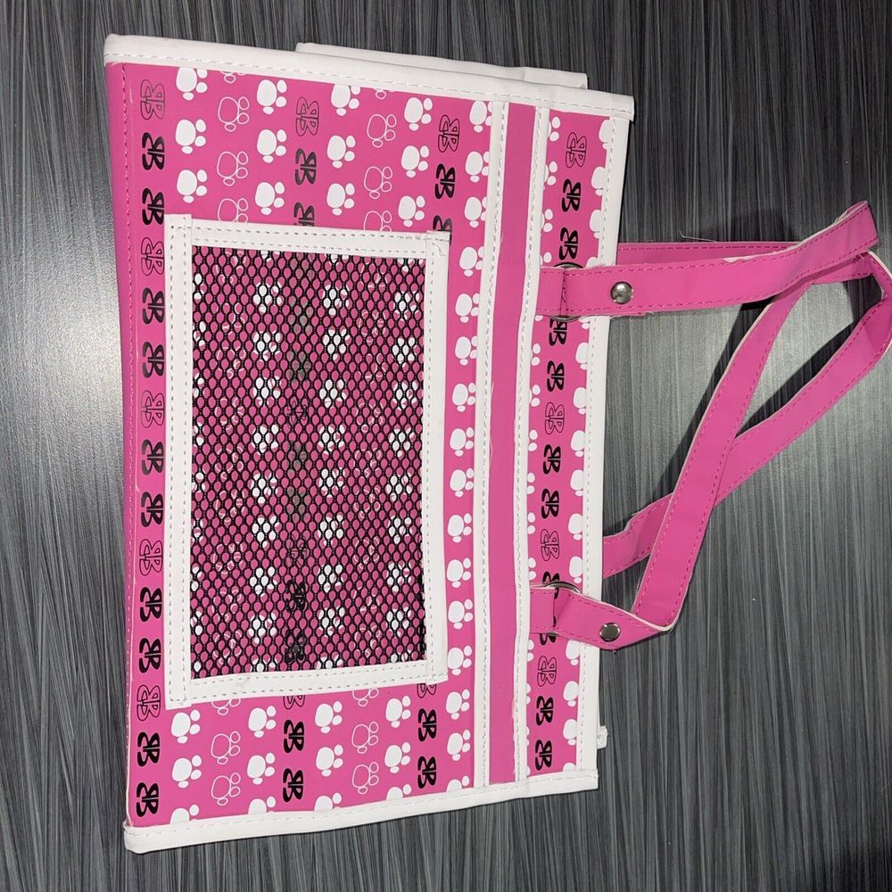 Build-A-Bear Paw Print Pet Carrier Bag‎ Purse Y-16
